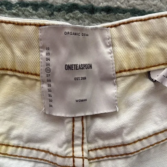 One Teaspoon tie dye low waist Bandits short - Picture 7 of 7